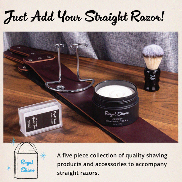 Royal Shave 5-Piece Add-On Straight Razor Set