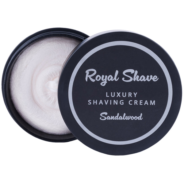 Royal Shave Luxury Shaving Cream- Bergamot, Sandalwood, or Sweet Tobacco, 5.3 fl oz