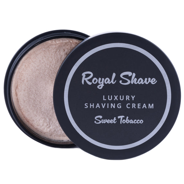 Royal Shave Luxury Shaving Cream- Bergamot, Sandalwood, or Sweet Tobacco, 5.3 fl oz