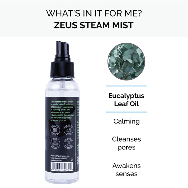 Zeus Eucalyptus Steam Mist, 4 fl oz