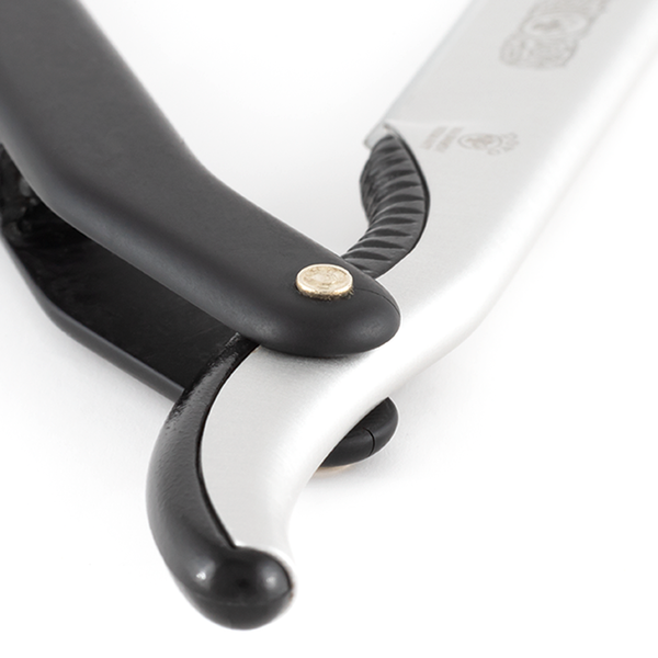 Dovo Shavette Straight Razor - Matte Black Plastic