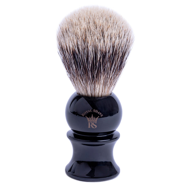 Royal Shave PB2 Best Badger Shaving Brush, Black Resin