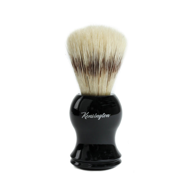 Kensington Boar Shaving Brush & Stand, Gloss Handle