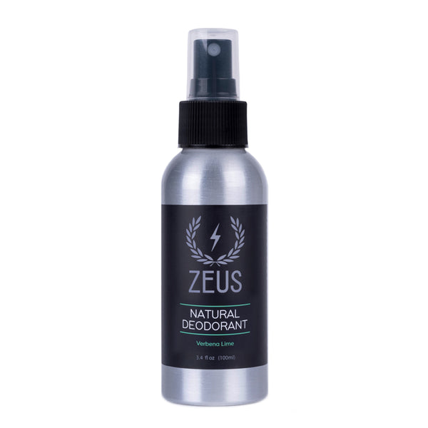Zeus Natural Deodorant Spray, 3.4 fl oz