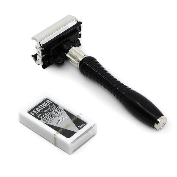 Feather DER-A Butterfly Adjustable Double Edge Safety Razor