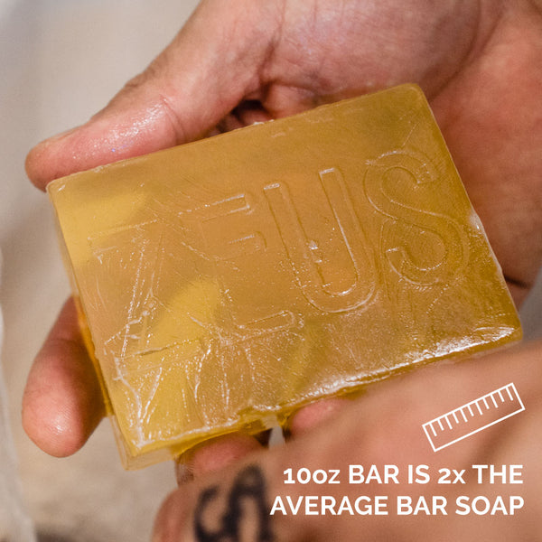 Zeus Bar Soap, 10 oz