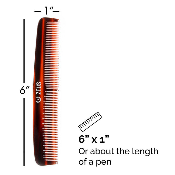 Zeus Handmade Saw-Cut Beard Comb