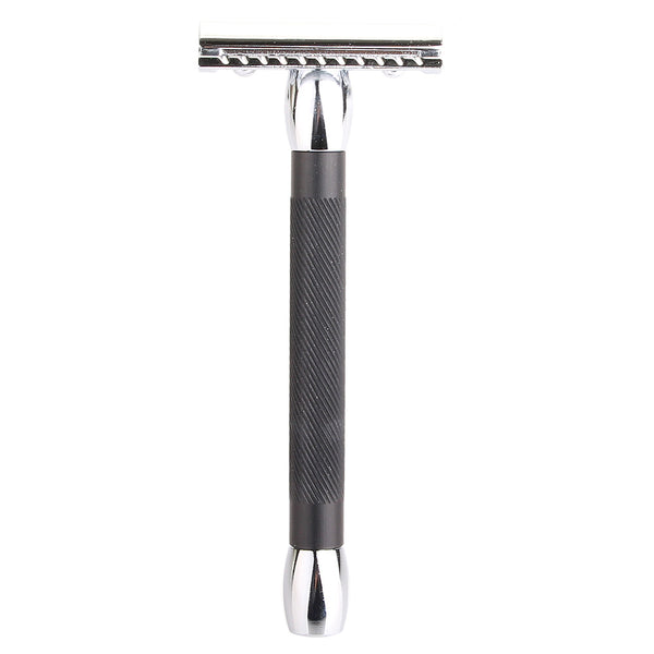 Merkur 20C Safety Razor- Long Black Resin Handle