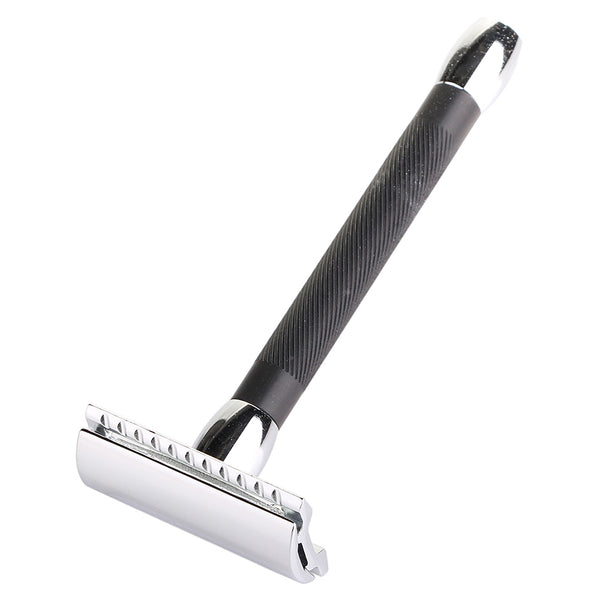 Merkur 20C Safety Razor- Long Black Resin Handle