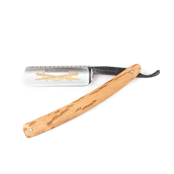Dovo Renaissance 6-8" Straight Razor, Spanish Oak