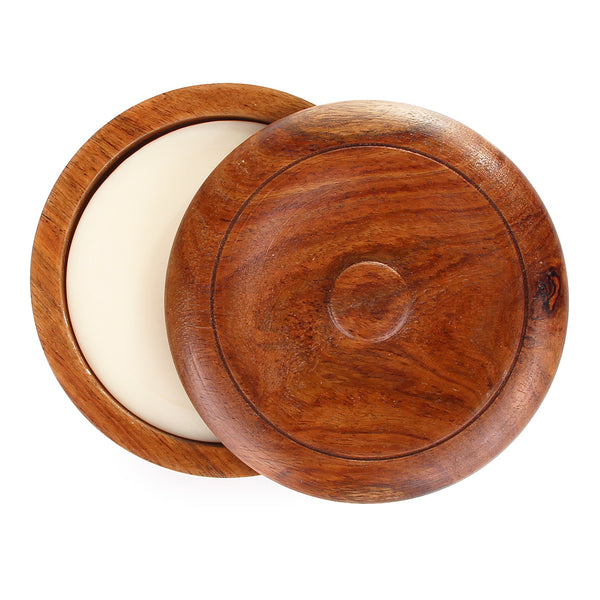 Taylor of Old Bond Street Sandalwood Shaving Soap in Wooden Bowl