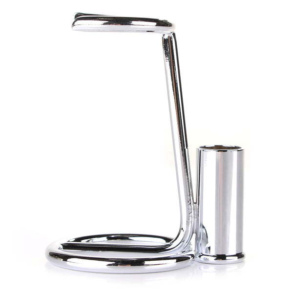 Royal Shave Chrome Stand for Brush and Razor, Polished Chrome