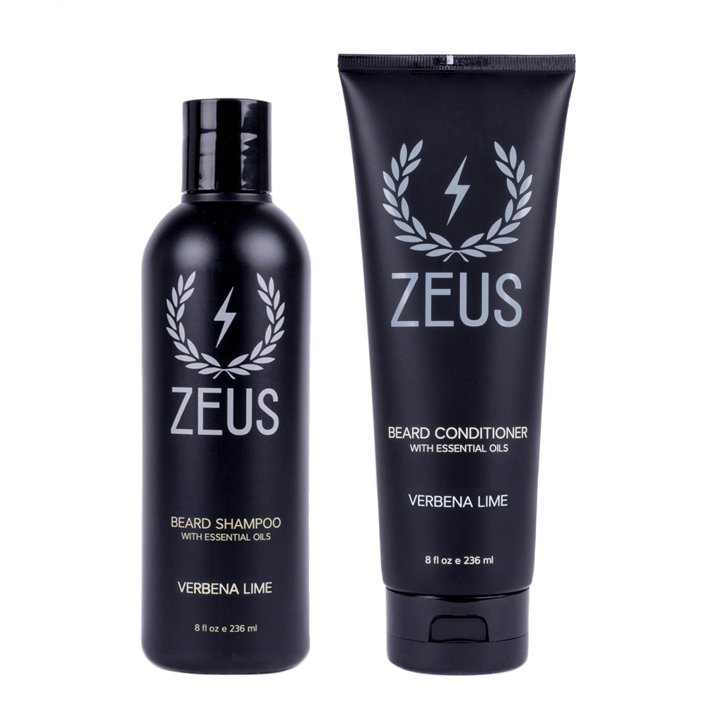 Zeus Beard Shampoo and Conditioner Set, 8 fl oz | Royal Shave