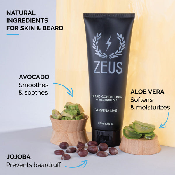 Zeus Beard Conditioner and Softener, 8 fl oz