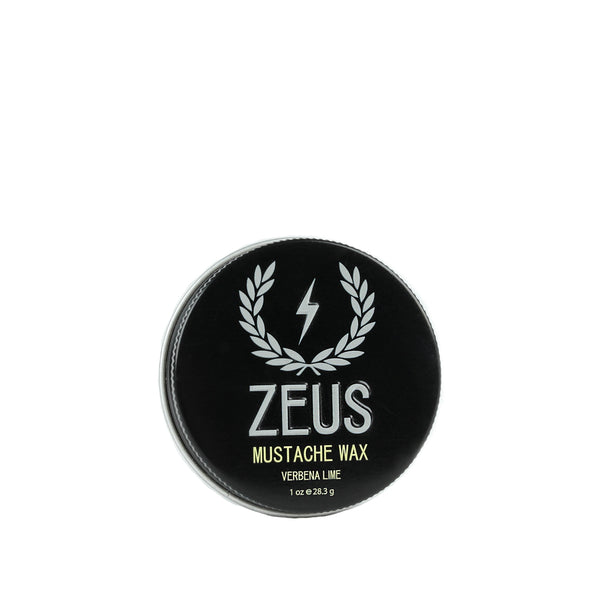 Zeus Mustache Wax, Verbena Lime, 1 oz