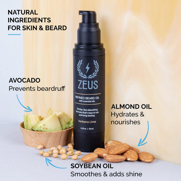 Zeus Refined Beard Oil, 2 fl oz