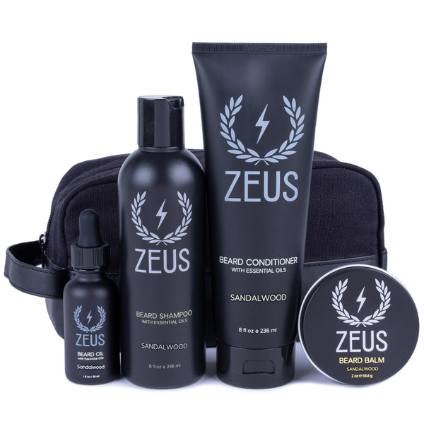 Zeus Everyday Beard Care Kit, Natural Oil
