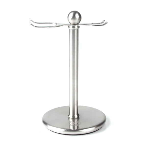 30 Degree Steel Safety Razor and Brush Shaving Stand