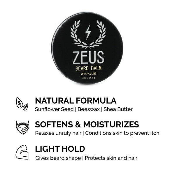 Zeus Everyday Beard Care Kit, Refined Oil
