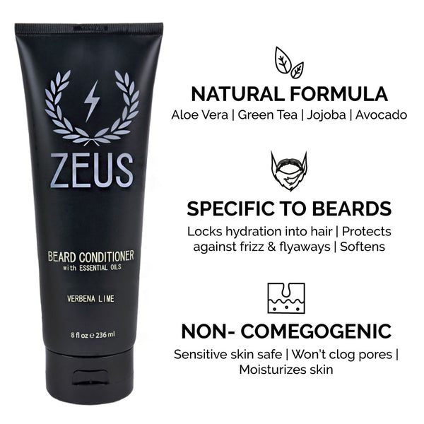 Zeus Thick or Textured Starter Beard Care Kit