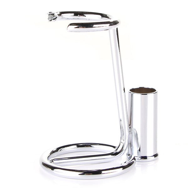Royal Shave Chrome Stand for Brush and Razor, Polished Chrome