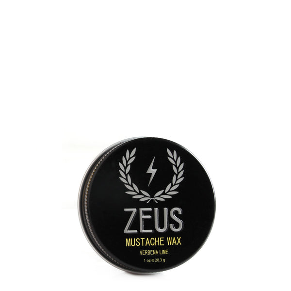 Zeus Mustache Wax, Verbena Lime, 1 oz