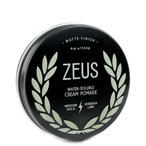 Zeus Cream Pomade, Verbena Lime, 4 oz