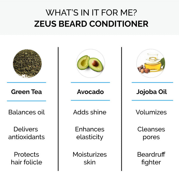 Zeus Beard Conditioner and Softener, 8 fl oz