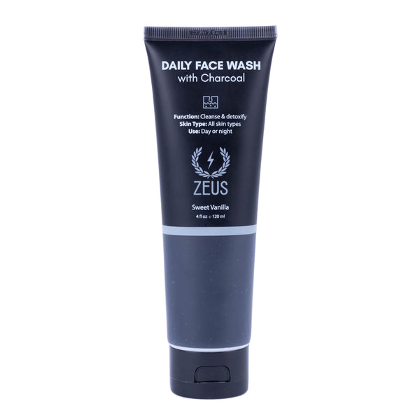 Zeus Charcoal Daily Face Wash, 4 fl oz
