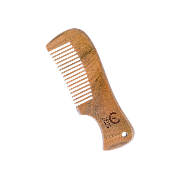 Zeus Sandalwood Mustache Comb - B31